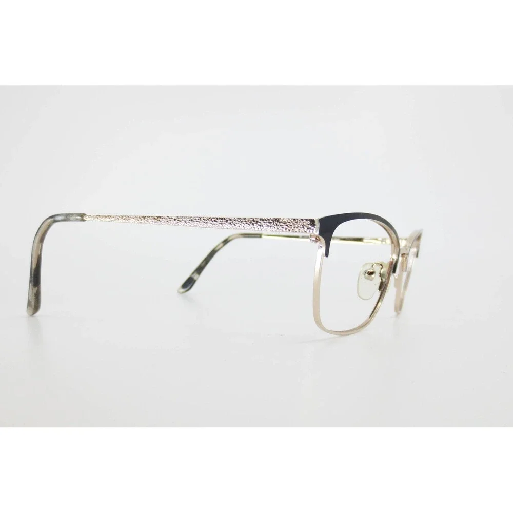 Chelsea Morgan Petite CMP 20202 BK/GD Black Gold Cat Eye Eyeglasses 49-17-135